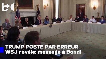 Trump a publié par erreur un message privé à la procureure générale sur les réseaux sociaux