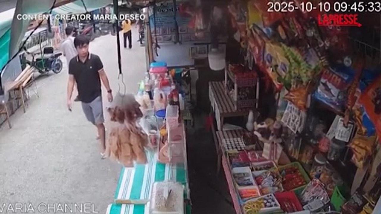 Filippine, terremoto di 7.6: il momento della scossa per le strade di Davao City