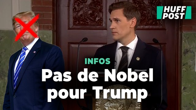 Le comité du prix Nobel de la paix explique pourquoi Donald Trump n’a pas été récompensé