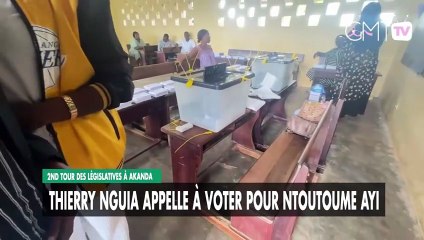[#Reportage] 2nd tour des législatives à Akanda : Thierry Nguia appelle à voter pour Ntoutoume Ayi
