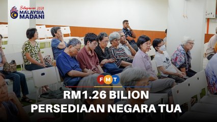 RM1.26 bilion untuk warga emas, persediaan negara tua 2043