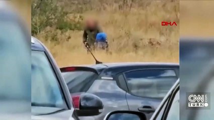 Saniye saniye dehşet: Eski eşini silahla rehin aldı