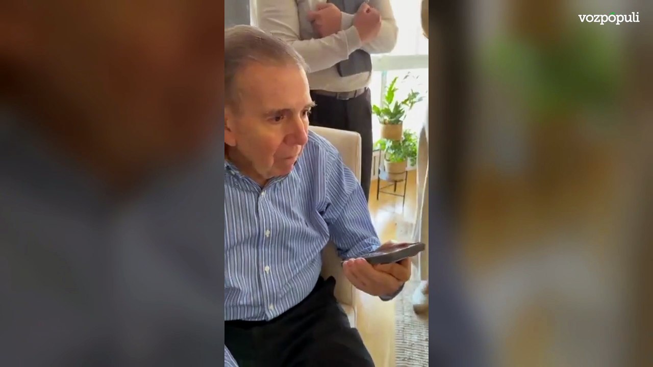 La llamada de Edmundo González a María Corina Machado para celebrar el Nobel de la Paz