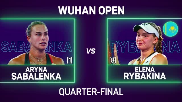 Sabalenka defeats Rybakina for 20 consecutive wins in Wuhan