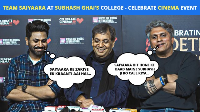 Mohit Suri, Mithoon & More At Whistling Woods International Celebrate Cinema Event - Team Saiyaara