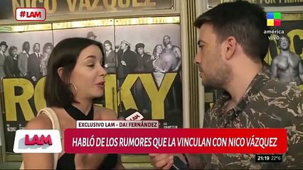 Dai Fernández habló por primera vez de los rumores de romance con Nico Vázquez