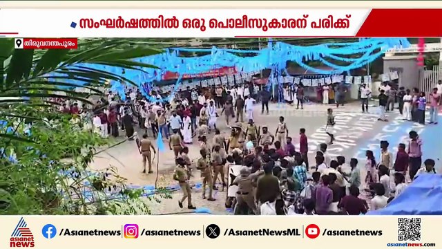 പെരിങ്ങമല ഇഖ്ബാൽ കോളേജിൽ തെരഞ്ഞെടുപ്പിനിടെ KSU - SFI പ്രവർത്തകർ തമ്മിൽ ഏറ്റുമുട്ടി