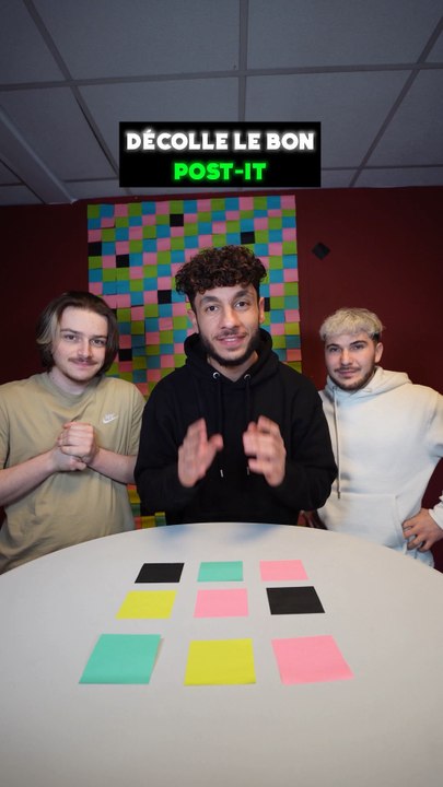 Qui décollera le bon postit ?