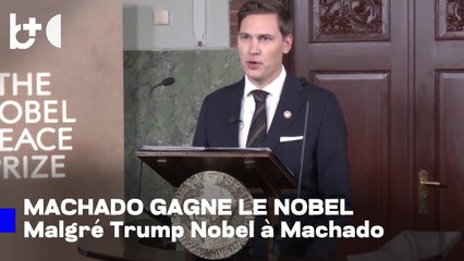 La cheffe de l'opposition vénézuélienne Machado remporte le prix Nobel de la paix