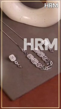 92.5 platinum silver dokiya & Earings pair New Design 2025.#dokiya #earings #stylish #antique #silver #platinum