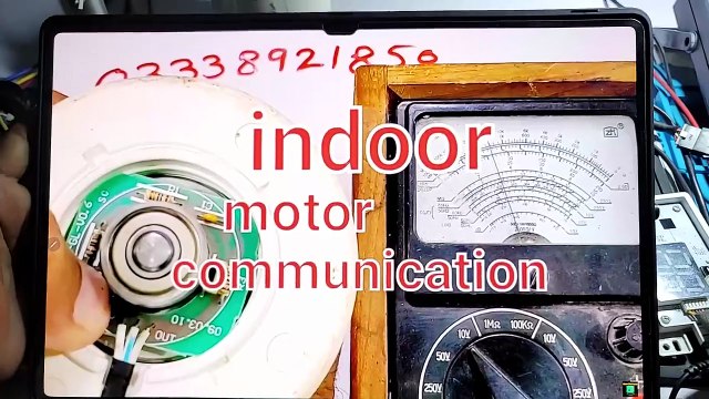 Dc inverter ac fan motor error solve Blower motor start But not Rotate indoor pcb H6 E6 E3 E4 error #538