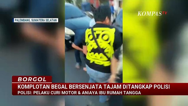 Detik-Detik Komplotan Begal di Palembang Ditangkap Polisi, 2 Pelaku Ditembak di Bagian Kaki | BORGOL