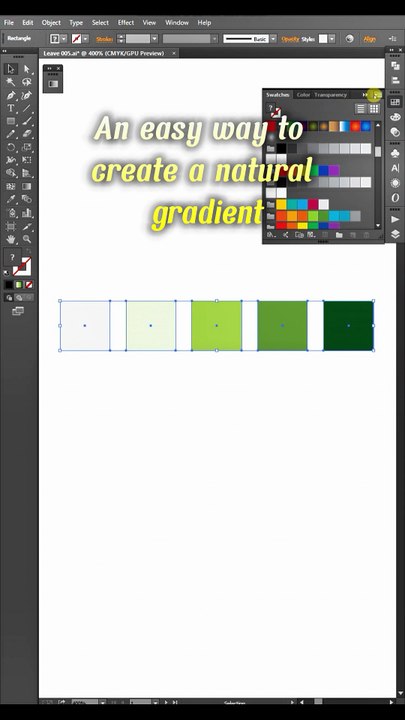 Adobe illustrator trik gradient