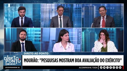 Exército perdeu credibilidade após condenação de generais no STF? Mourão avalia | DIRETO AO PONTO