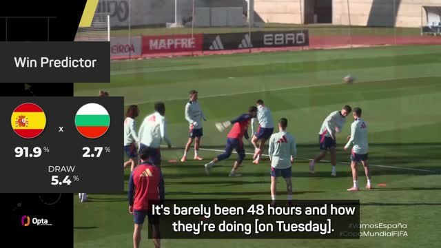 De la Fuente unsure whether to rotate for Bulgaria qualifier