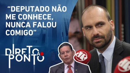 Hamilton Mourão sobre Eduardo Bolsonaro: “Deve mais respeito ao falar de mim” | DIRETO AO PONTO