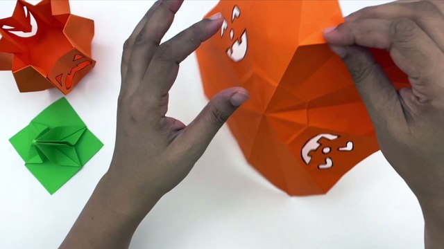 How To Make Easy Paper Halloween PUMPKIN For Kids / Nursery Craft Ideas / Paper Craft / KIDS crafts