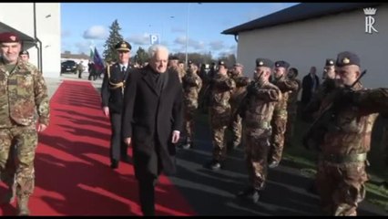 Mattarella in Estonia visita base Nato di Amari