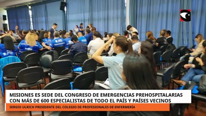 Misiones fue sede del Congreso de Emergencias Prehospitalarias con más de 600 especialistas