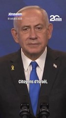 Netanyahou déclare que 20 des 48 otages à Gaza sont vivants