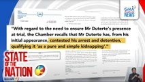 Petisyong interim release ni Dating Pang. Duterte, tinanggihan ng ICC | SONA