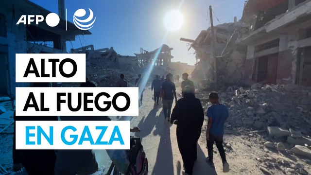 Entra en vigor el alto al fuego entre Israel y Hamás en Gaza