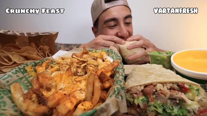 ASMR MUKBANG| BURRITO MUKBANG EATING COMPILATION| BIG BITES