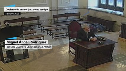 Declaración completa de Miguel Ángel Rodríguez ante el juez