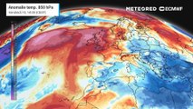 Anomalies des masses d'air en Europe