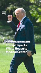 Trump Departs White House to Medical Center