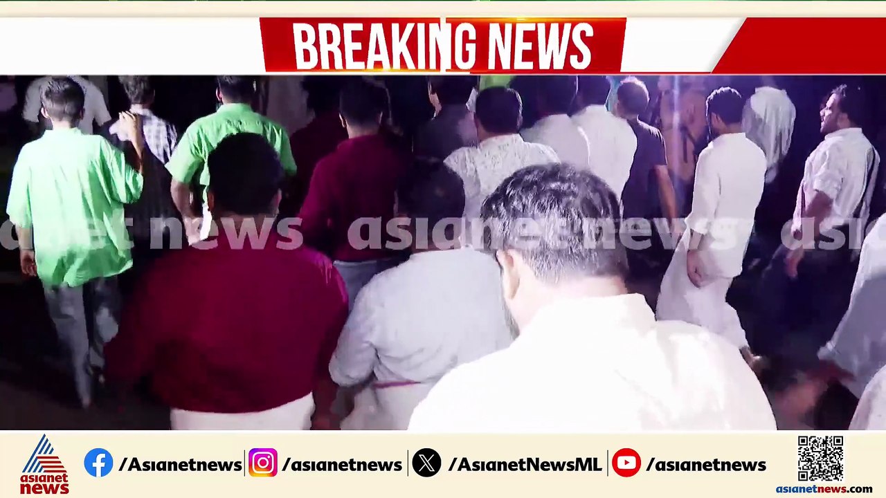 കോഴിക്കോട് പൊലീസ് ജീപ്പിന് നേരെ യുഡിഎഫ് പ്രവർത്തകരുടെ പ്രതിഷേധം