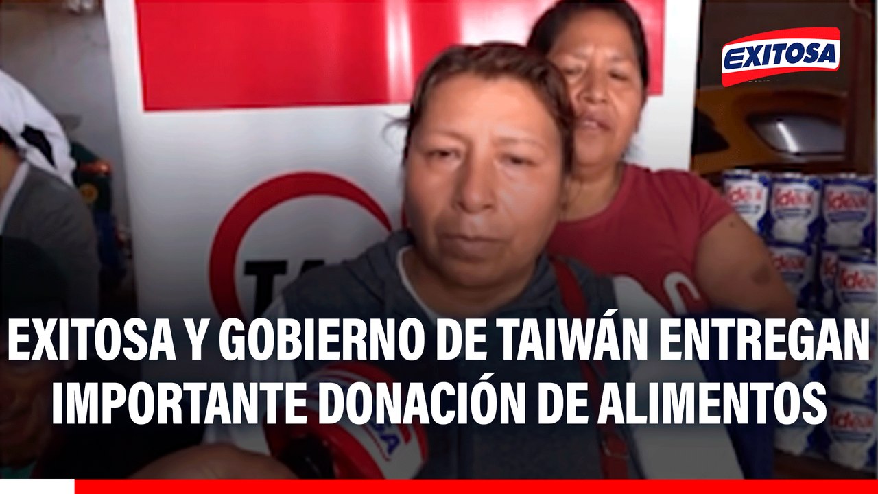 Exitosa y Gobierno de Taiwán entregan importante donación de alimentos a olla común en VMT