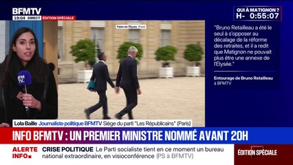 Crise politique: Bruno Retailleau affirme que "l'expression 'socle commun' est morte dimanche soir"