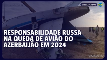 Putin reconhece responsabilidade russa na queda de avião do Azerbaijão em 2024