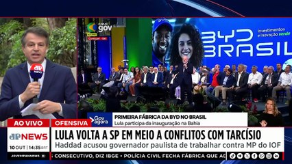 Em meio a conflito com Tarcísio, Lula e Haddad anunciam novo plano de habitação em SP | TEMPO REAL