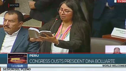 Peru, Congress ousts president Dina Boluarte