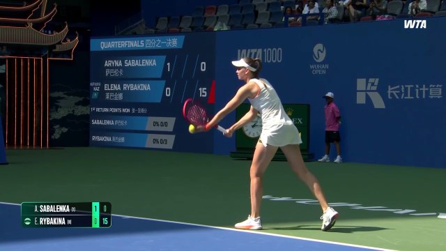 Aryna Sabalenka VS Elena Rybakina | WTA Highlights | Quarterfianl | Wuhan 2025