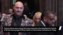 Stars among mourners at Ricky Hatton's funeral