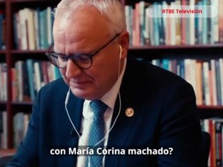 María Corina Machado gana el Nobel de la Paz: el emotivo momento en que recibe la noticia, en RTBE Televisión
