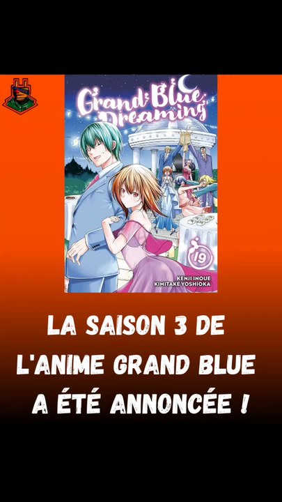 L'anime grand Blue va avoir une saison 3