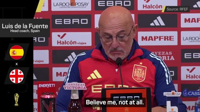 De la Fuente once again denies conflict with Barcelona over Yamal