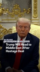 Trump Will Head to Middle East After Hostage Deal