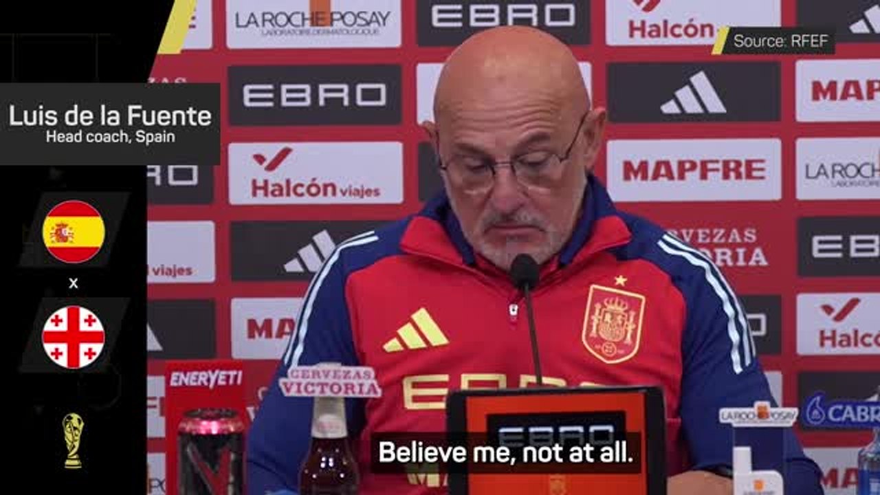 De la Fuente once again denies conflict with Barcelona over Yamal