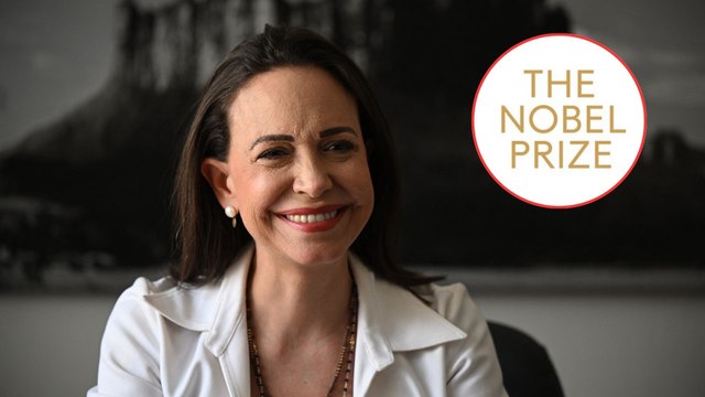 Nobel de María Corina Machado se da en medio de señalamientos por narcoterrorismo contra Nicolás Maduro