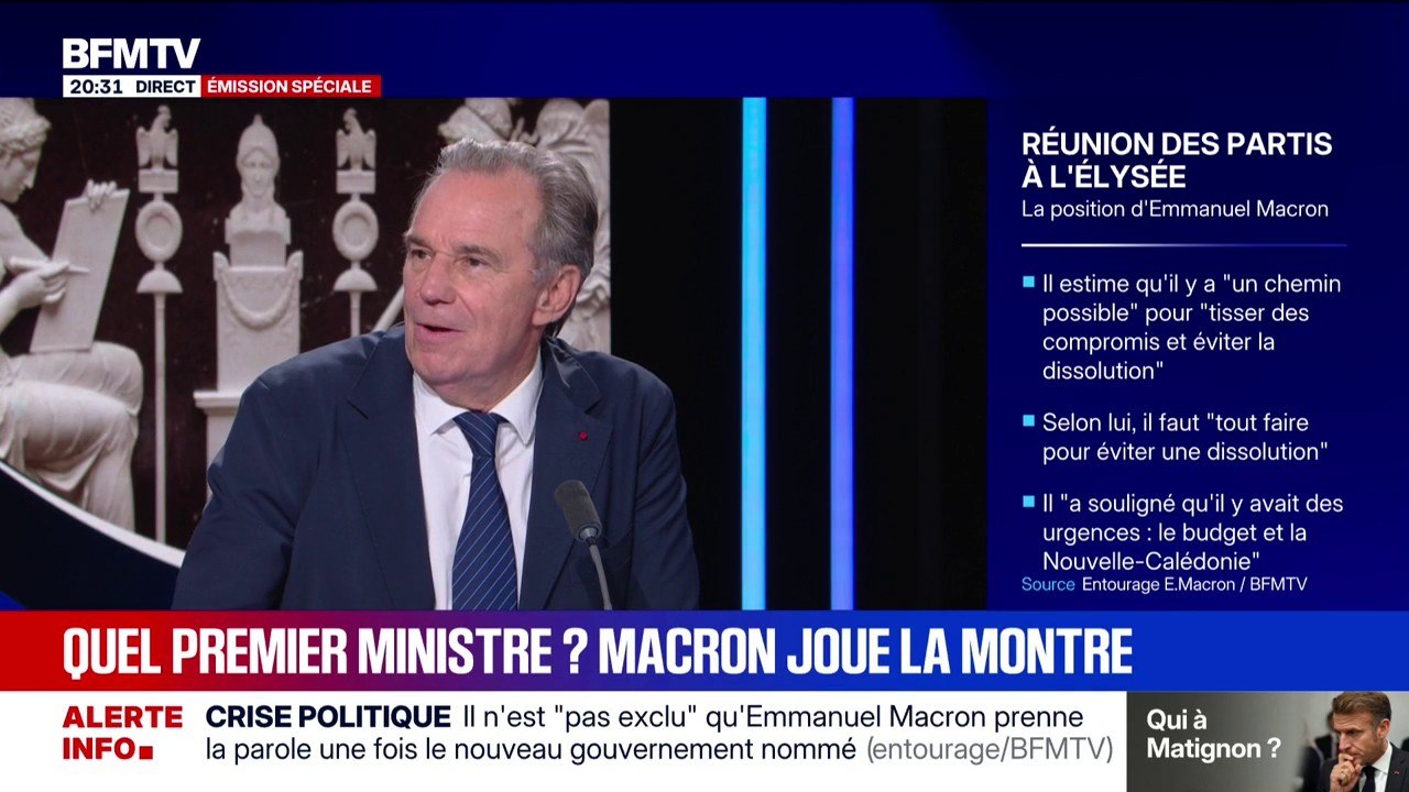 Nomination du Premier ministre: “Je suis en train d'attendre comme vous une nomination d’une situation dramatique”, souligne Renaud Muselier (Renaissance)