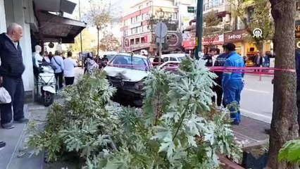 Bursa\'da korkunç kaza! O anlar kamerada