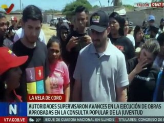 Autoridades del edo. Falcón supervisan obras priorizadas en Consulta Popular de la Juventud