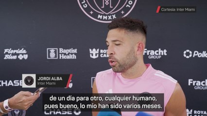 JORDI ALBA, sobre su RETIRADA: “Es el MOMENTO JUSTO de dar un PASO al LADO”