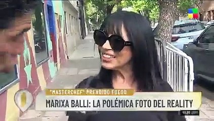 La reacción de Marixa Balli al ver la foto oficial de MasterChef