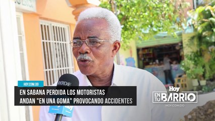 En Sabana Perdida los motoristas andan en una goma provocando accidentes